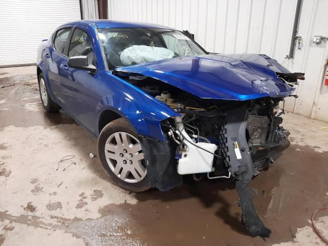 DODGE AVENGER SE 2014 with VIN 1C3CDZABXEN173402 - Photo from auction