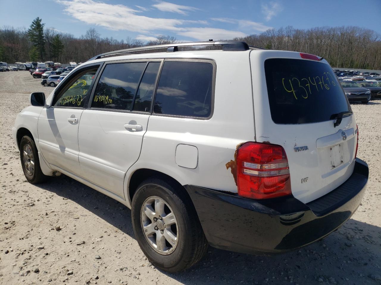 Photo 3 from auction – 2003 TOYOTA HIGHLANDER with VIN JTEGF21A330118298