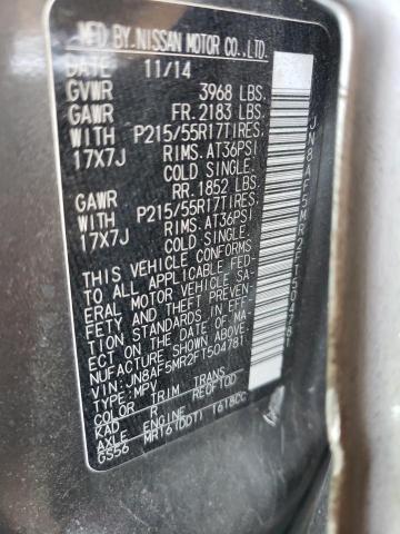 Photo 10 from auction – 2015 NISSAN JUKE S with VIN JN8AF5MR2FT504781