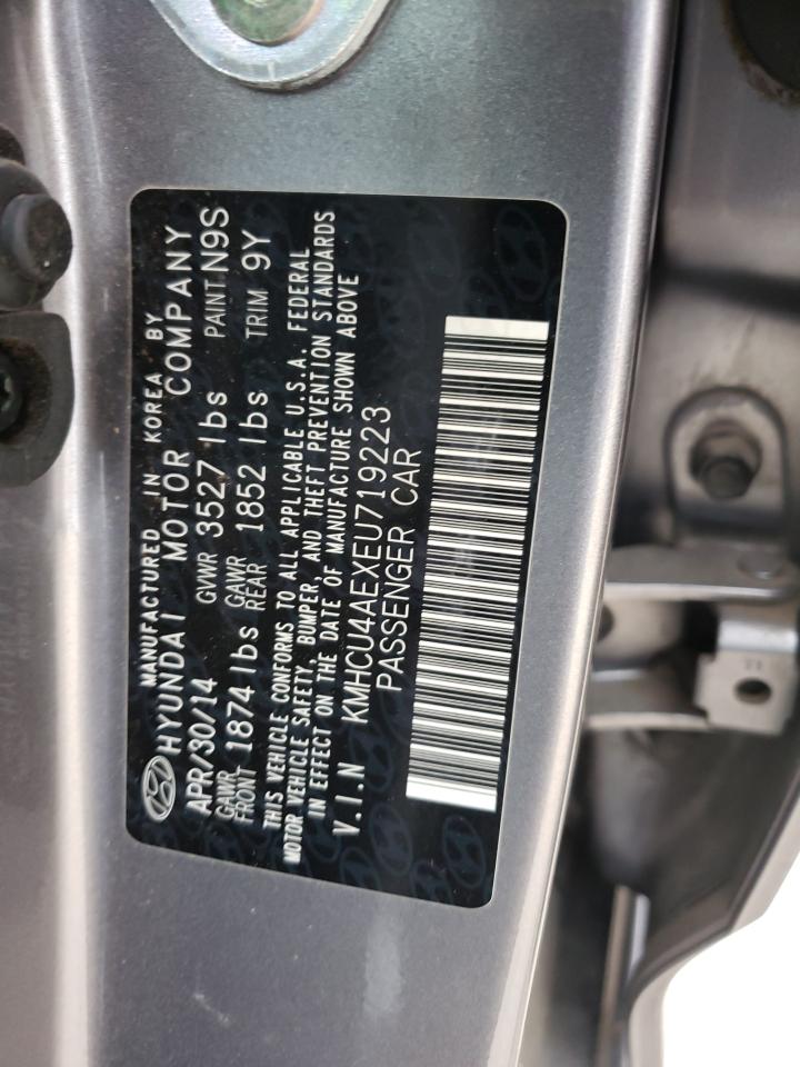 Photo 10 from auction – 2014 HYUNDAI ACCENT GLS with VIN KMHCU4AEXEU719223