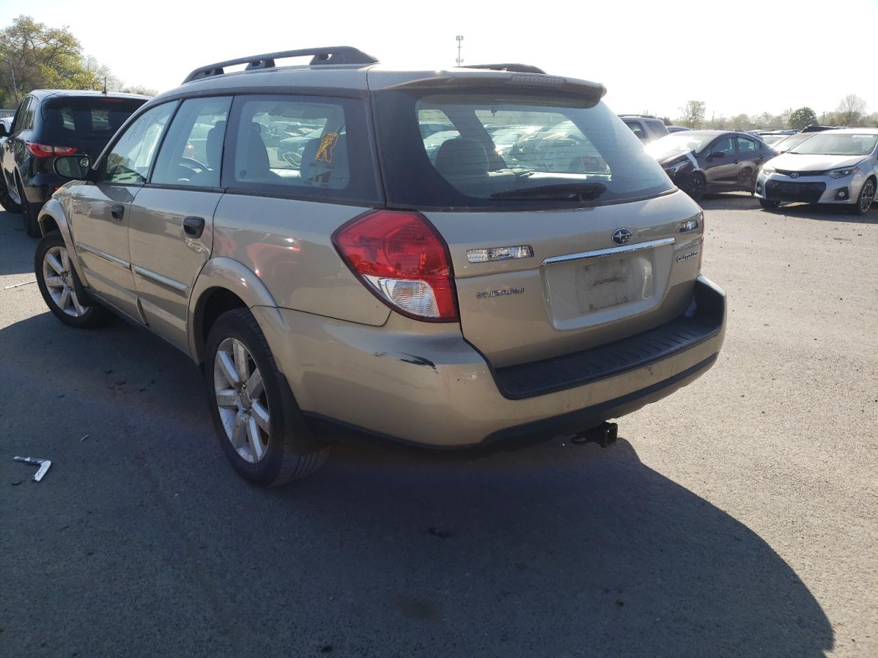 Photo 3 from auction – 2008 SUBARU OUTBACK 2. with VIN 4S4BP61C187313881