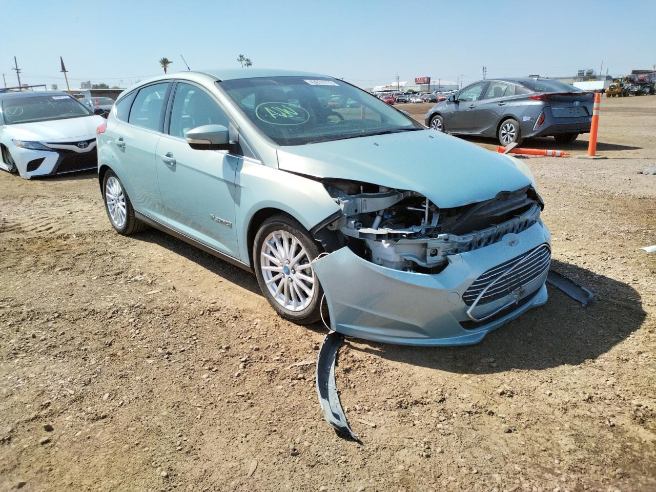 FORD FOCUS BEV 2013 with VIN 1FADP3R40DL191983 - Photo from auction