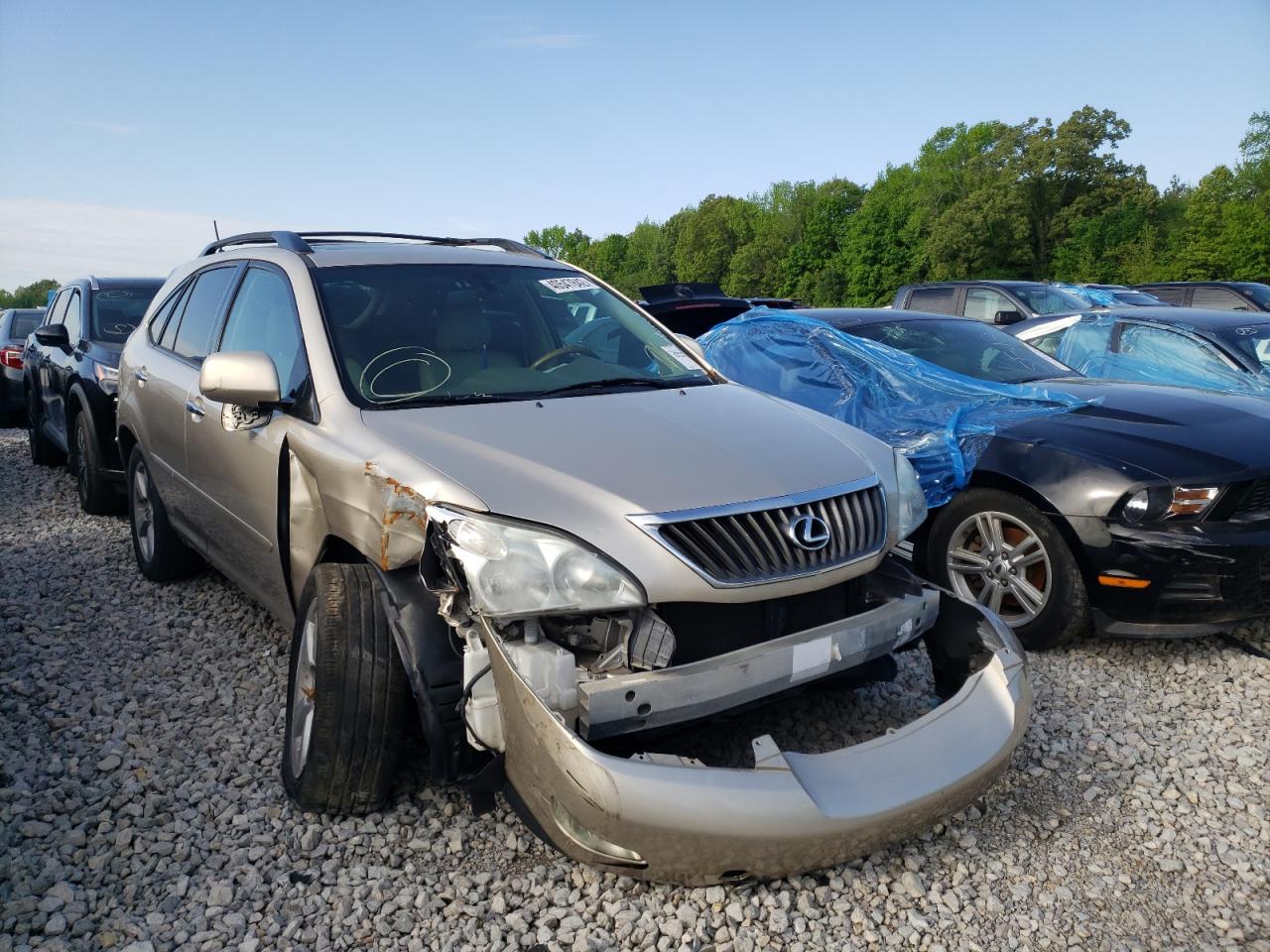 LEXUS RX 350 2008 with VIN 2T2GK31U78C051424 - Photo from auction
