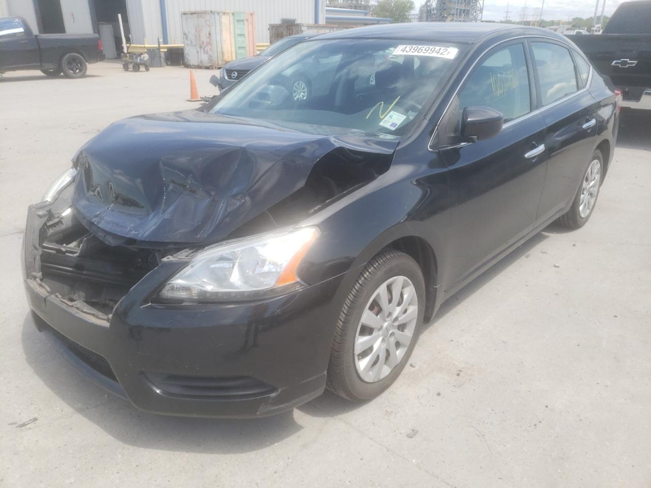 Photo 2 from auction – 2013 NISSAN SENTRA S with VIN 3N1AB7AP8DL723013