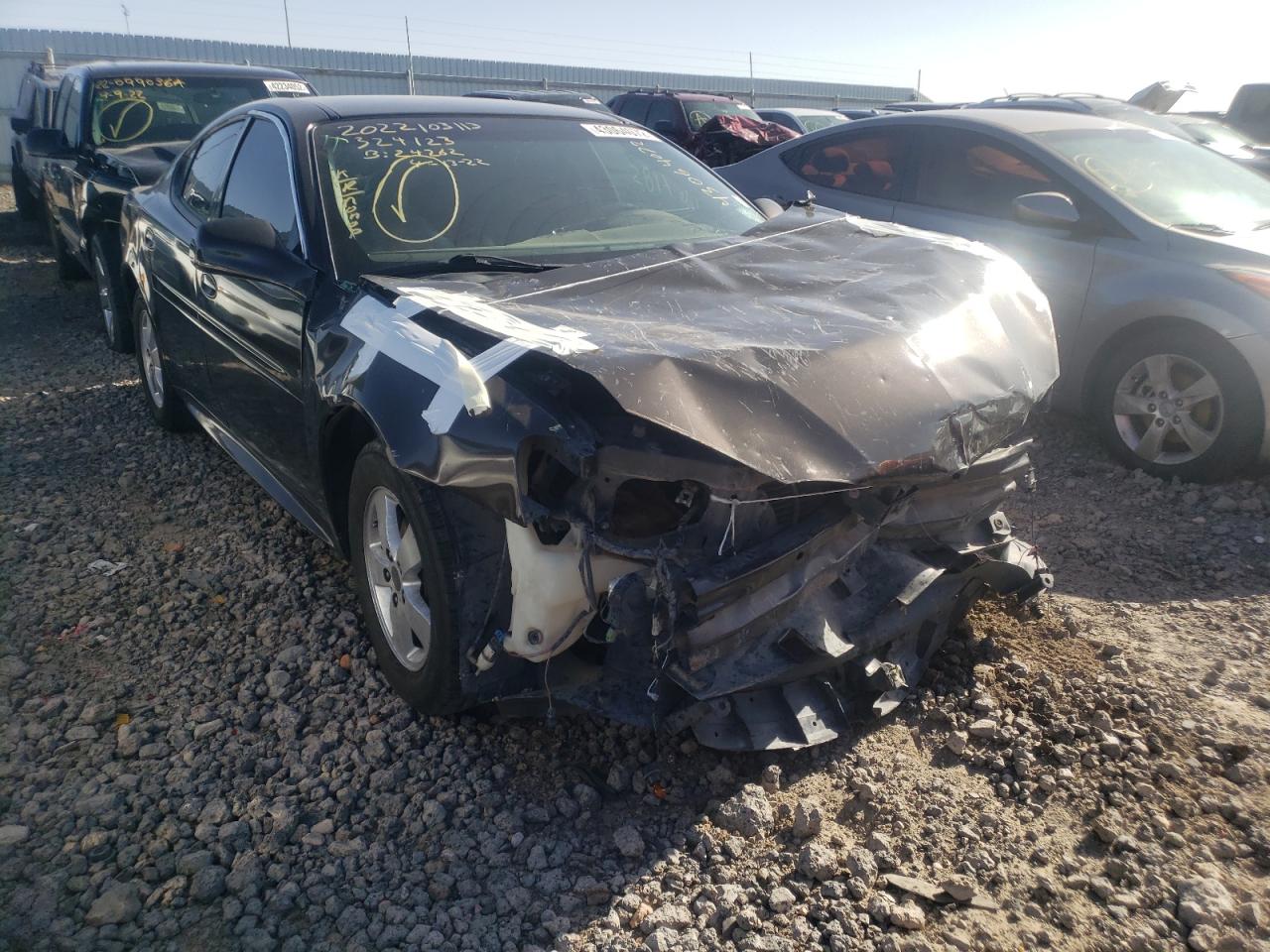 PONTIAC GRAND PRIX 2008 with VIN 2G2WP552681126591 - Photo from auction