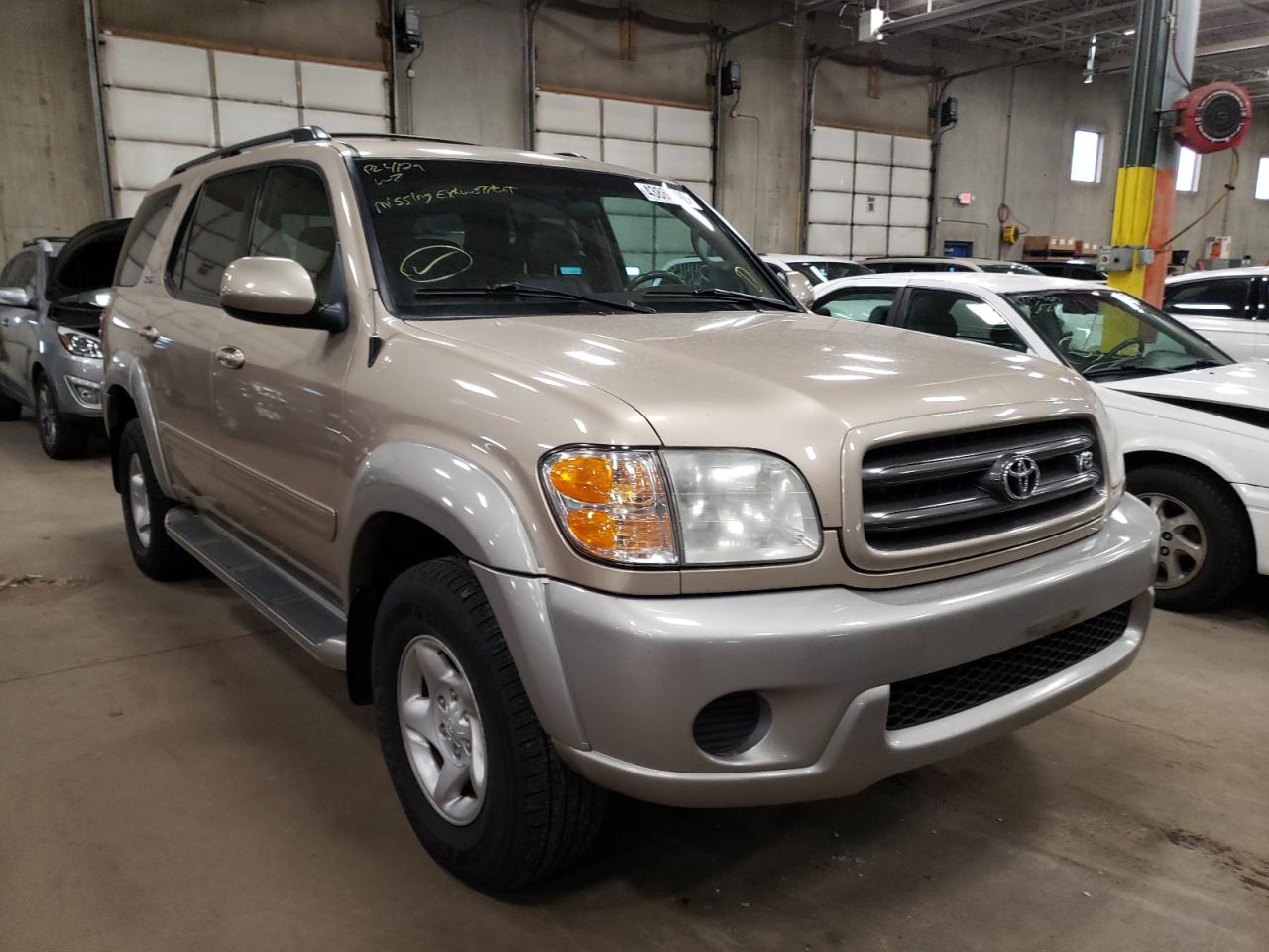 TOYOTA SEQUOIA SR 2002 مع رقم تعريف المركبة 5TDBT44A62S071570 - صورة من المزاد