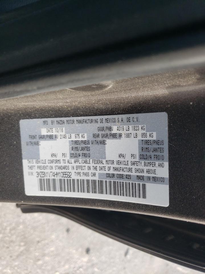 Photo 10 from auction – 2017 MAZDA 3 TOURING with VIN 3MZBN1V74HM106592