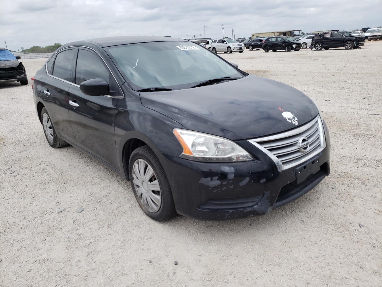 NISSAN SENTRA S 2014 with VIN 3N1AB7AP0EY223836 - Photo from auction