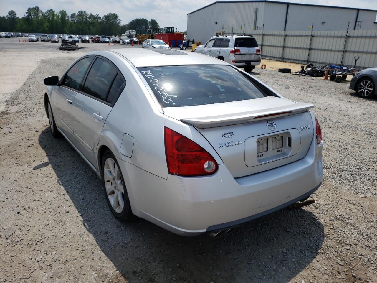 Photo 3 from auction – 2007 NISSAN MAXIMA SE with VIN 1N4BA41EX7C808071