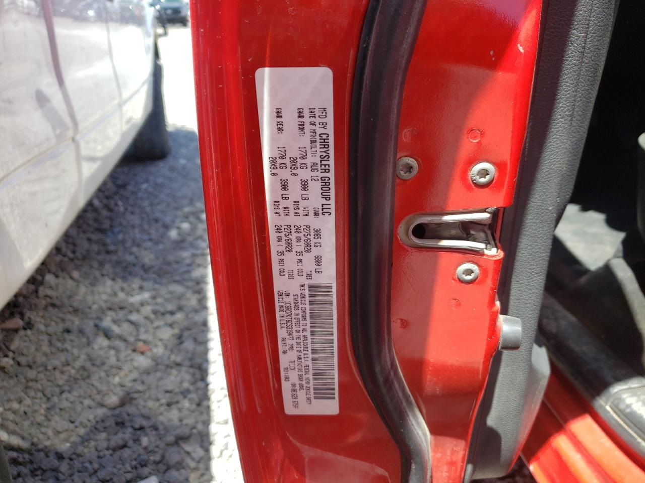 Photo 10 from auction – 2012 DODGE RAM 1500 S with VIN 1C6RD7KT6CS319477
