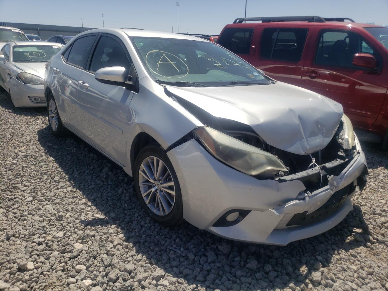 TOYOTA COROLLA L 2015 with VIN 5YFBURHE5FP289280 - Photo from auction