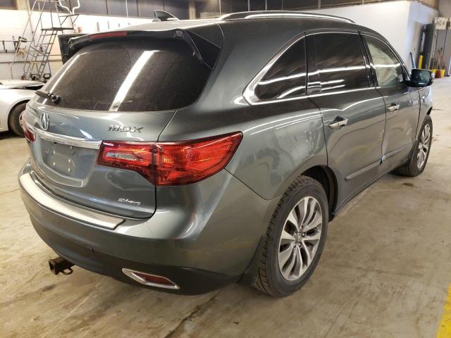 Photo 4 from auction – 2014 ACURA MDX TECHNO with VIN 5FRYD4H4XEB033214