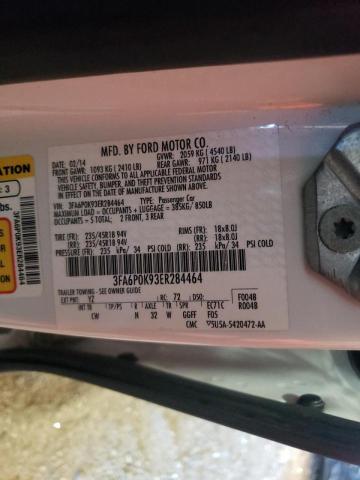 Photo 10 from auction – 2014 FORD FUSION TIT with VIN 3FA6P0K93ER284464