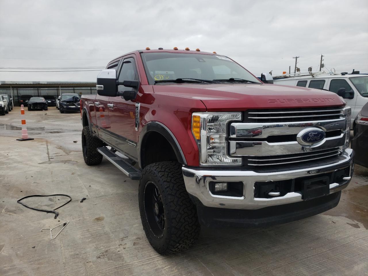 FORD F250 SUPER 2017 with VIN 1FT7W2BT4HEB61000 - Photo from auction