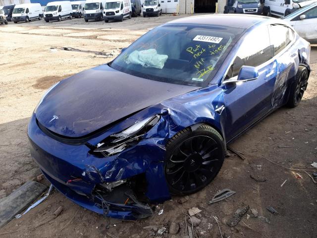Photo 2 from auction – 2019 TESLA MODEL 3 with VIN 5YJ3E1EB6KF433194
