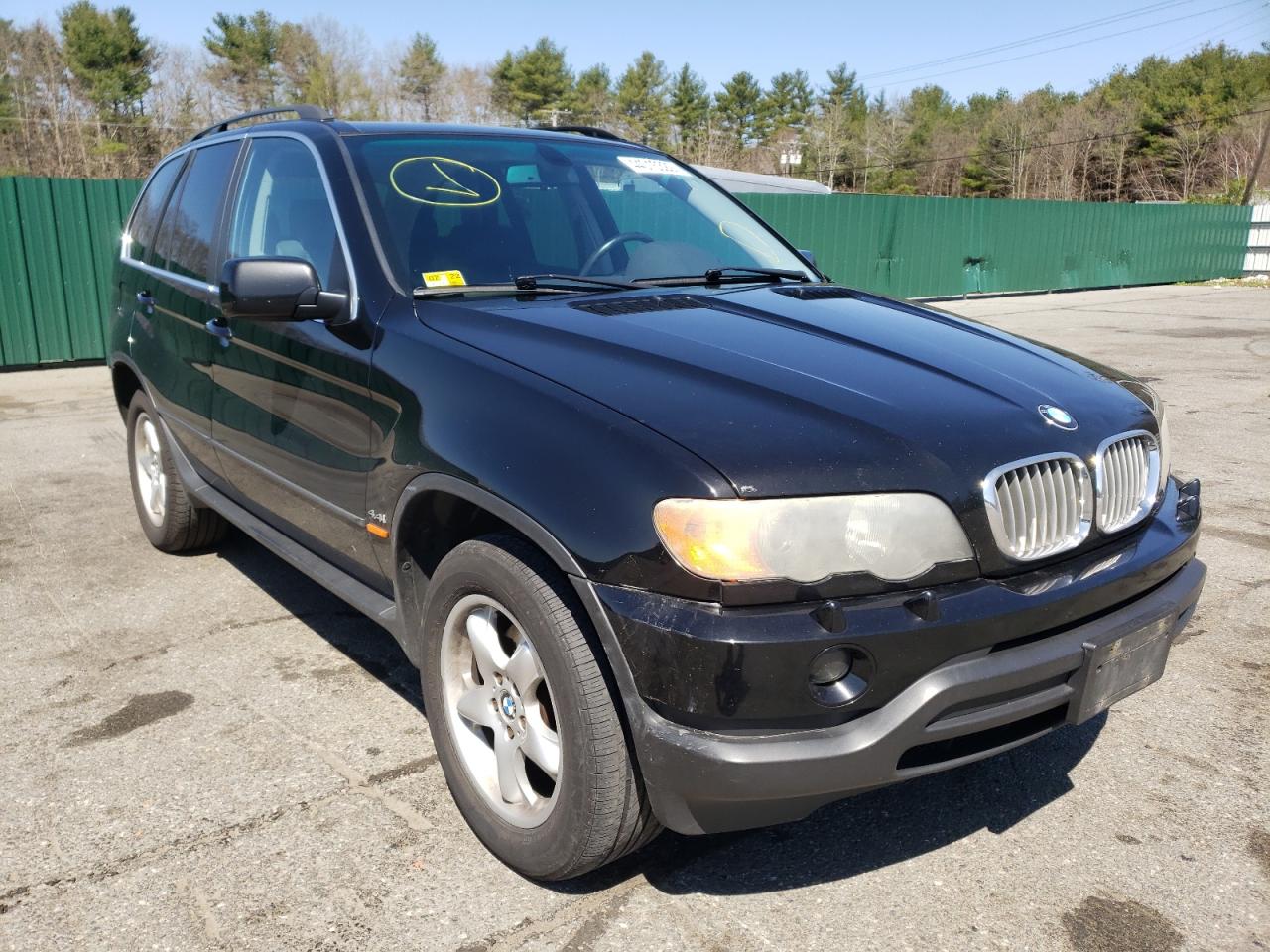 BMW X5 4.4I 2001 with VIN WBAFB33521LH23054 - Photo from auction