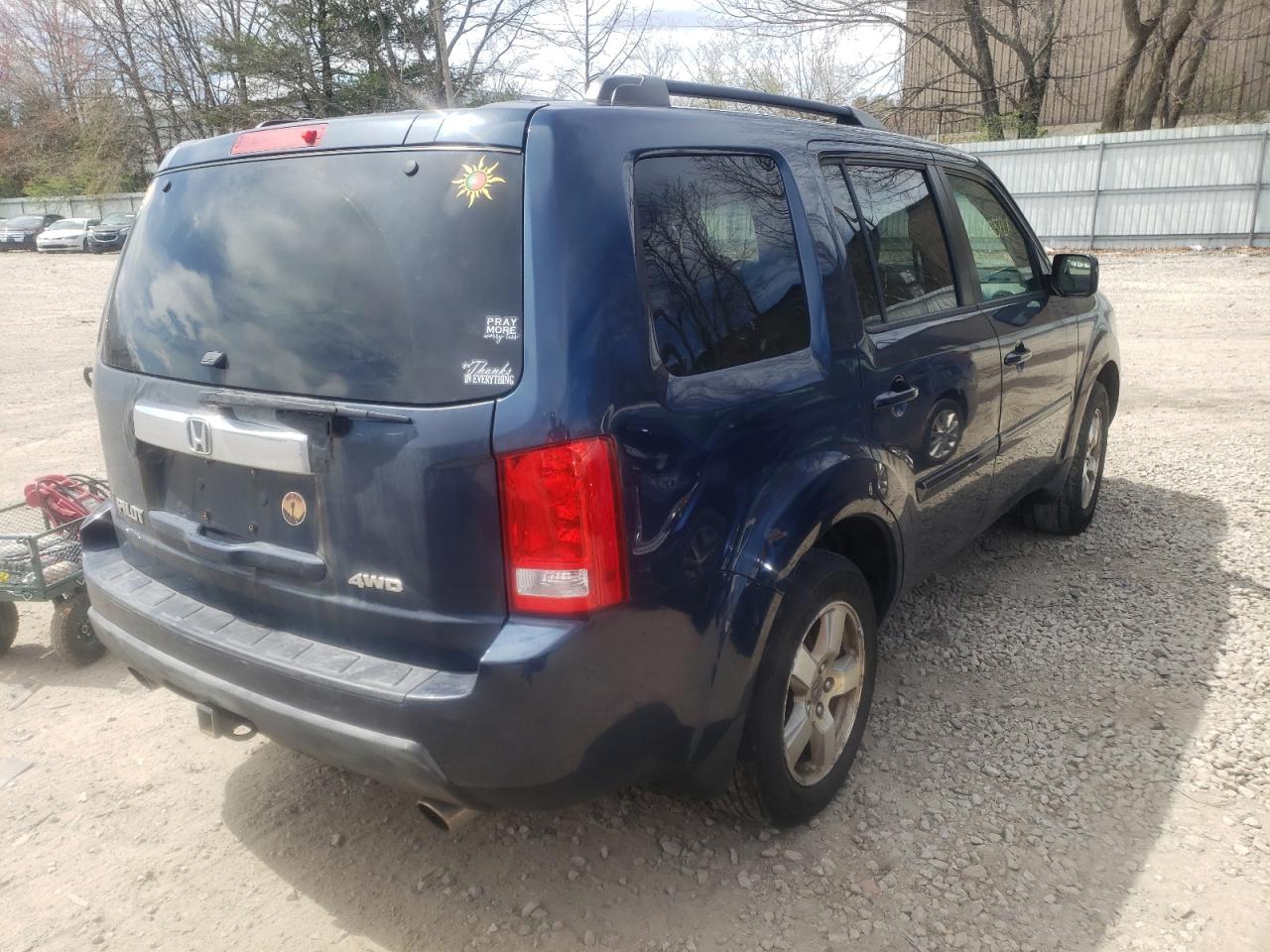 Photo 4 from auction – 2009 HONDA PILOT EXL with VIN 5FNYF48629B025403