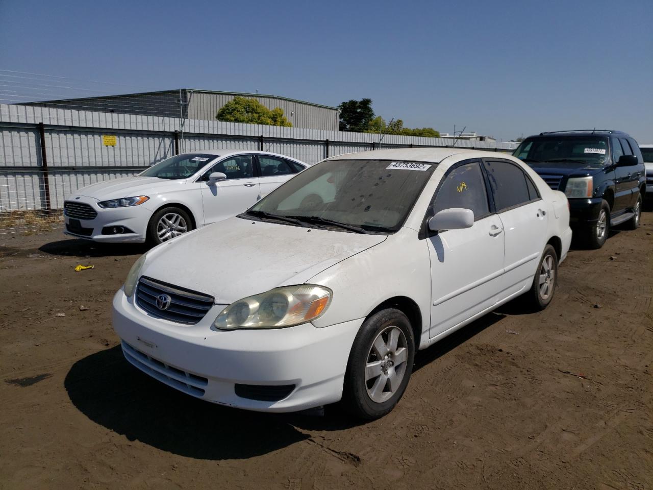 Photo 2 from auction – 2003 TOYOTA COROLLA CE with VIN JTDBR32E730043800