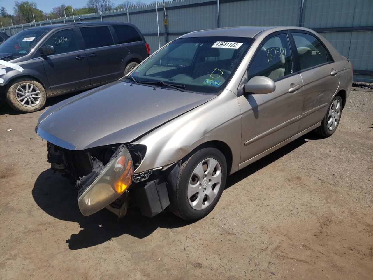 Photo 2 from auction – 2009 KIA SPECTRA EX with VIN KNAFE221295604692