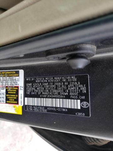 Photo 10 from auction – 2010 TOYOTA CAMRY BASE with VIN 4T4BF3EK0AR005844