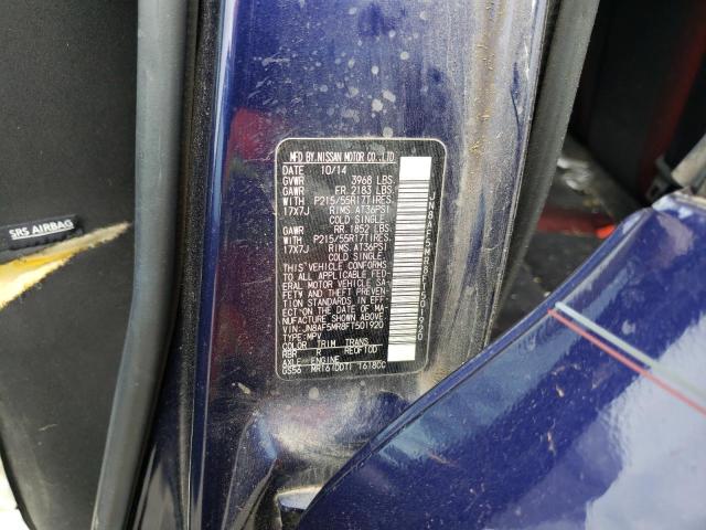 Photo 10 from auction – 2015 NISSAN JUKE S with VIN JN8AF5MR8FT501920