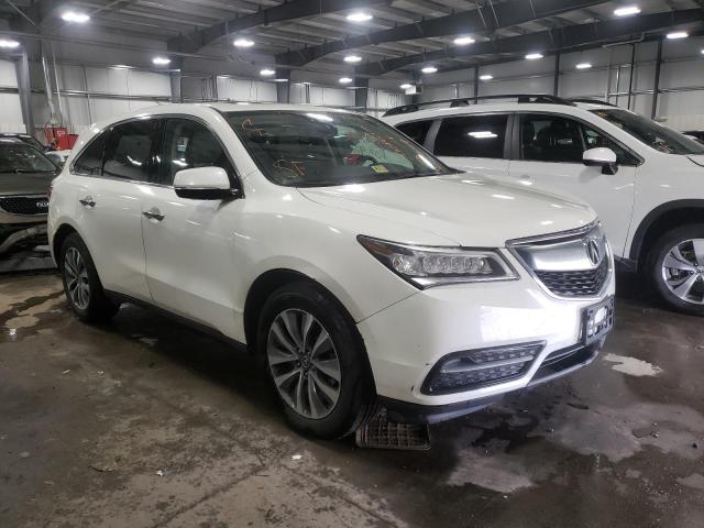 ACURA MDX TECHNO 2016 with VIN 5FRYD4H42GB050723 - Photo from auction