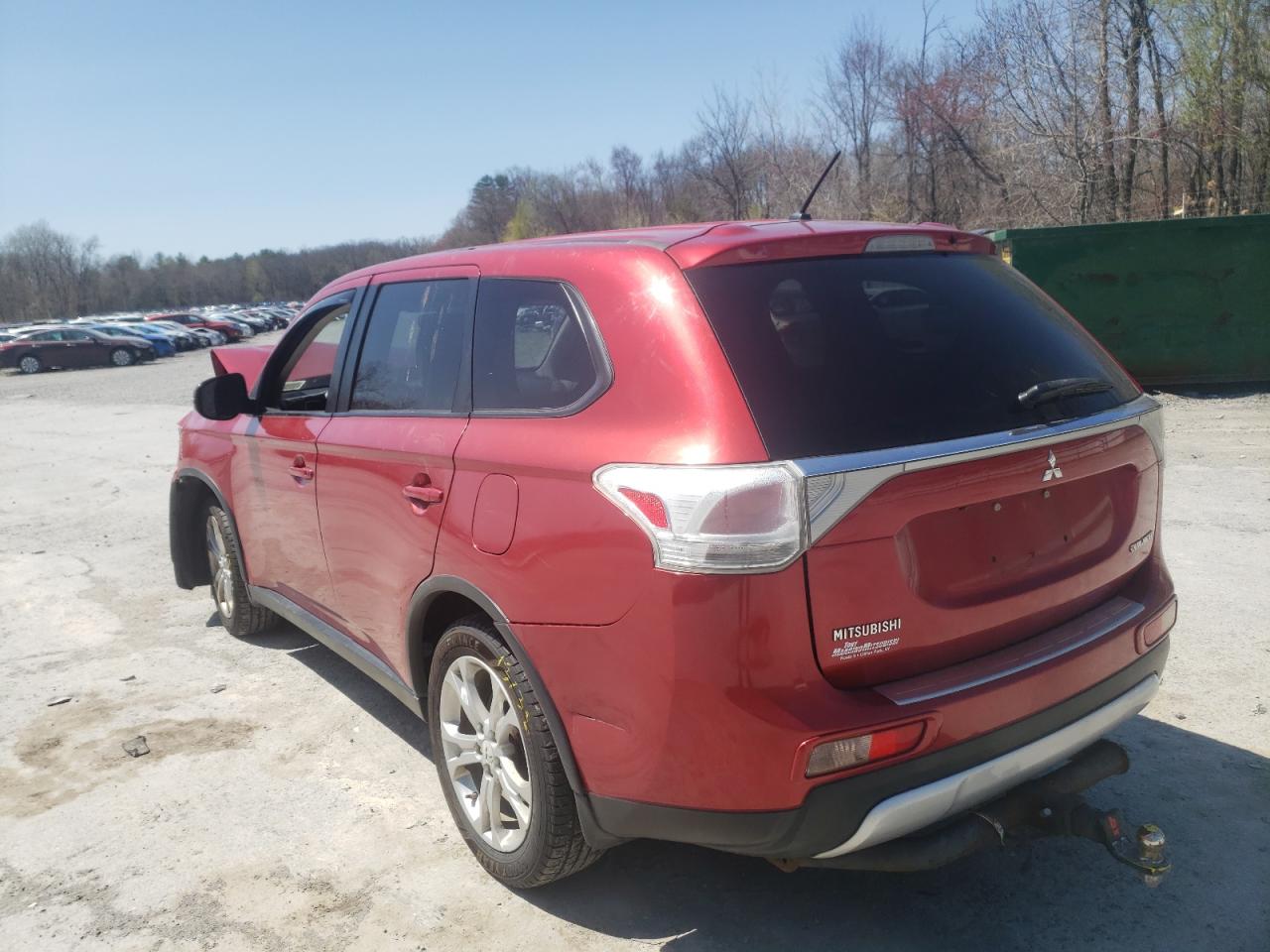 Photo 3 from auction – 2015 MITSUBISHI OUTLANDER with VIN JA4AZ3A33FZ003462