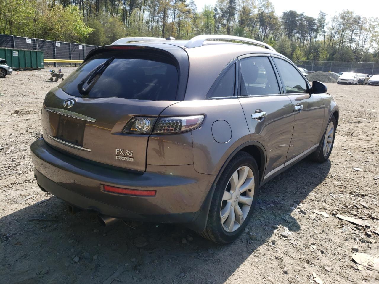 Photo 4 from auction – 2007 INFINITI FX35 with VIN JNRAS08W87X205610