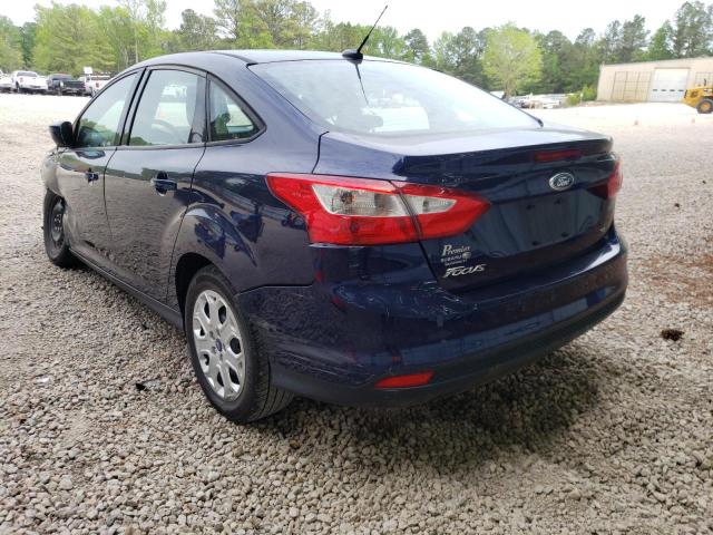 Photo 3 from auction – 2012 FORD FOCUS SE with VIN 1FAHP3F21CL148207