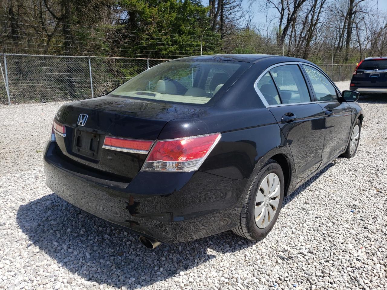 Photo 4 from auction – 2012 HONDA ACCORD LX with VIN 1HGCP2F30CA090577
