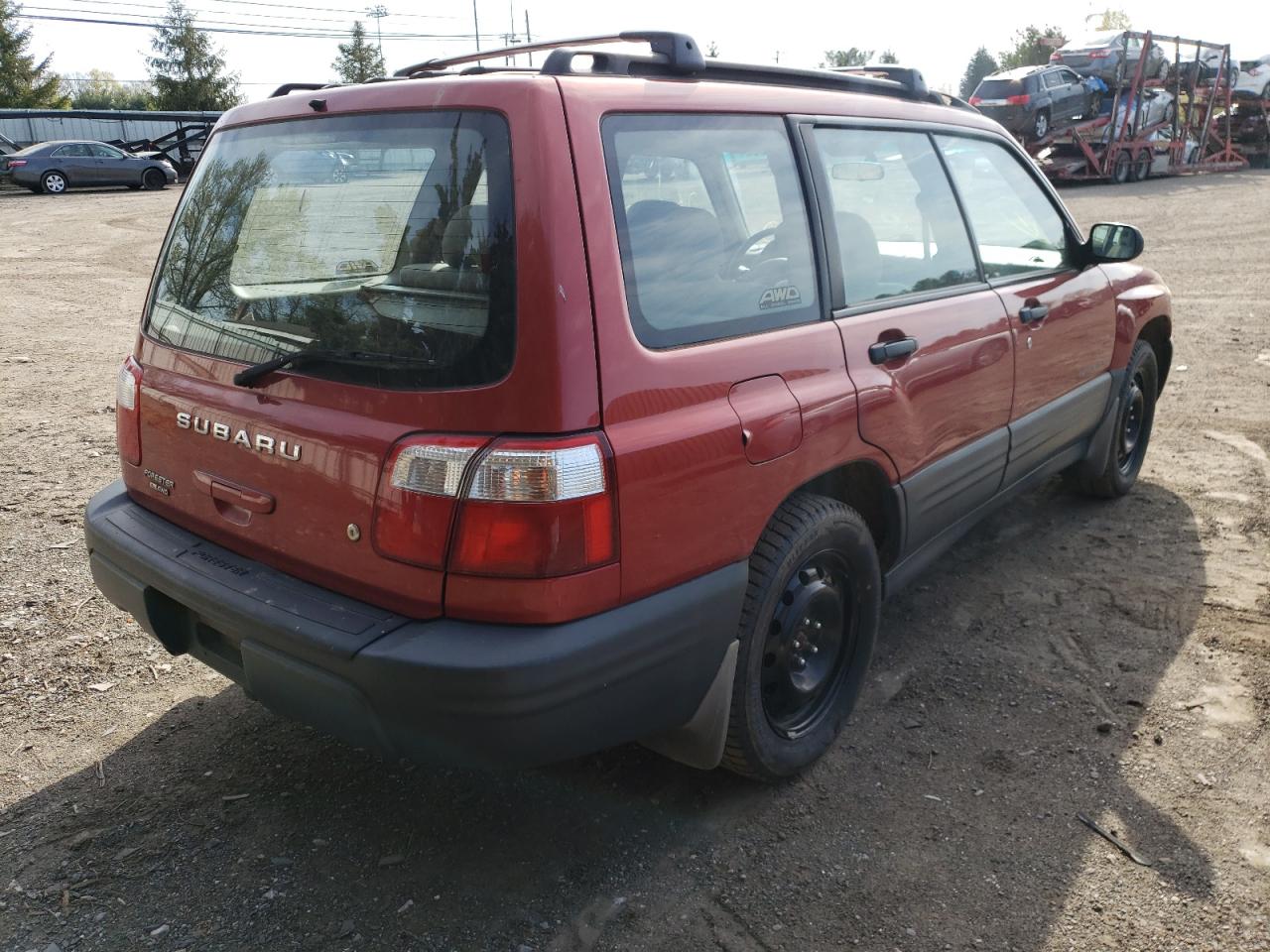 Photo 4 from auction – 2001 SUBARU FORESTER L with VIN JF1SF635X1H710470