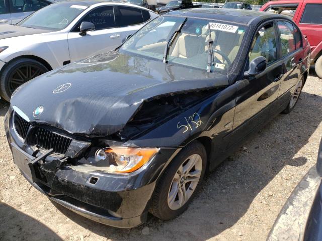 BMW 328 I 2008 with VIN WBAVA37598NL53869 - Photo from auction