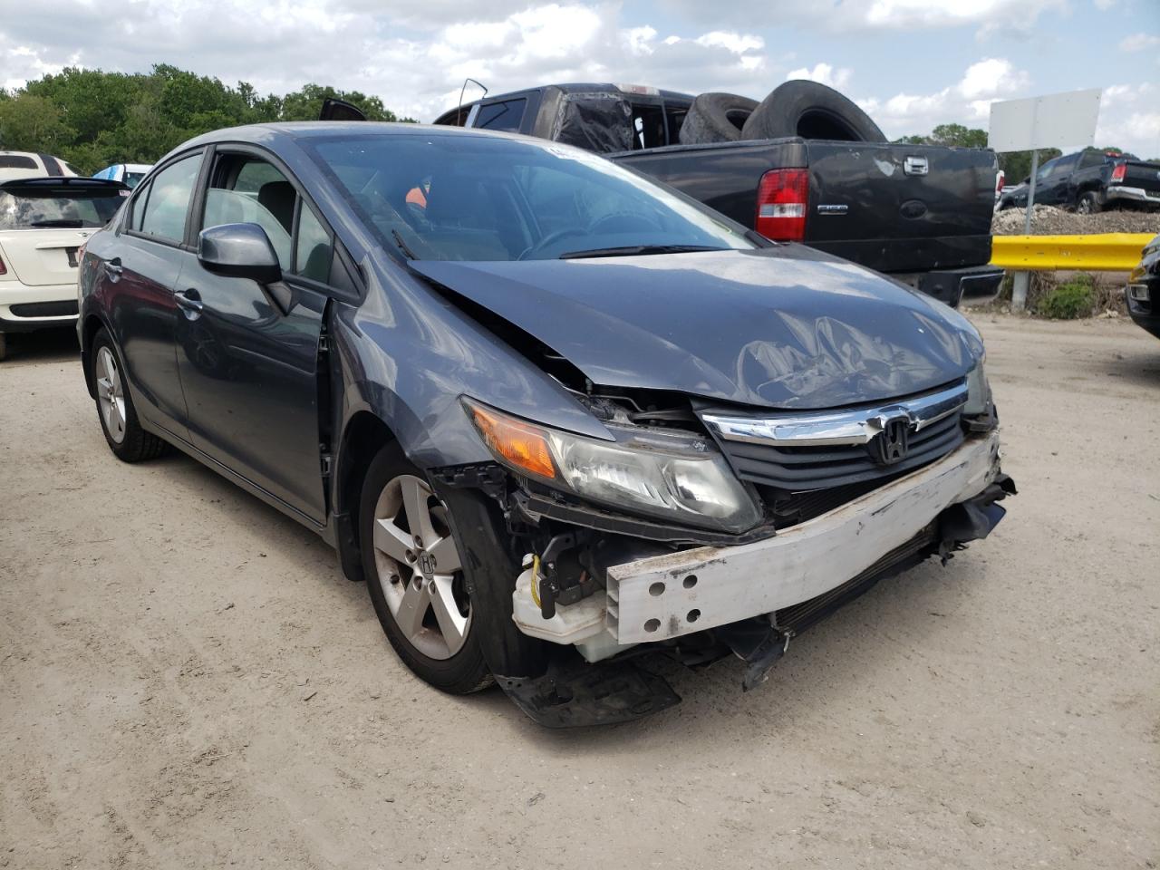 HONDA CIVIC LX 2012 with VIN 19XFB2F57CE068679 - Photo from auction