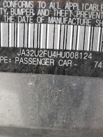 Photo 10 from auction – 2017 MITSUBISHI LANCER ES with VIN JA32U2FU4HU008124