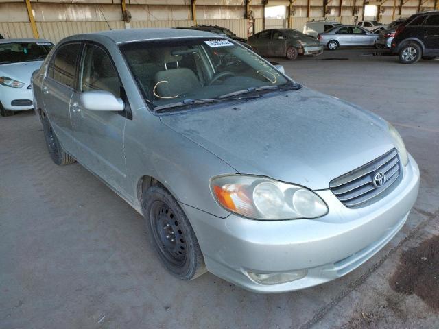 TOYOTA COROLLA CE 2003 with VIN JTDBR32E630005801 - Photo from auction