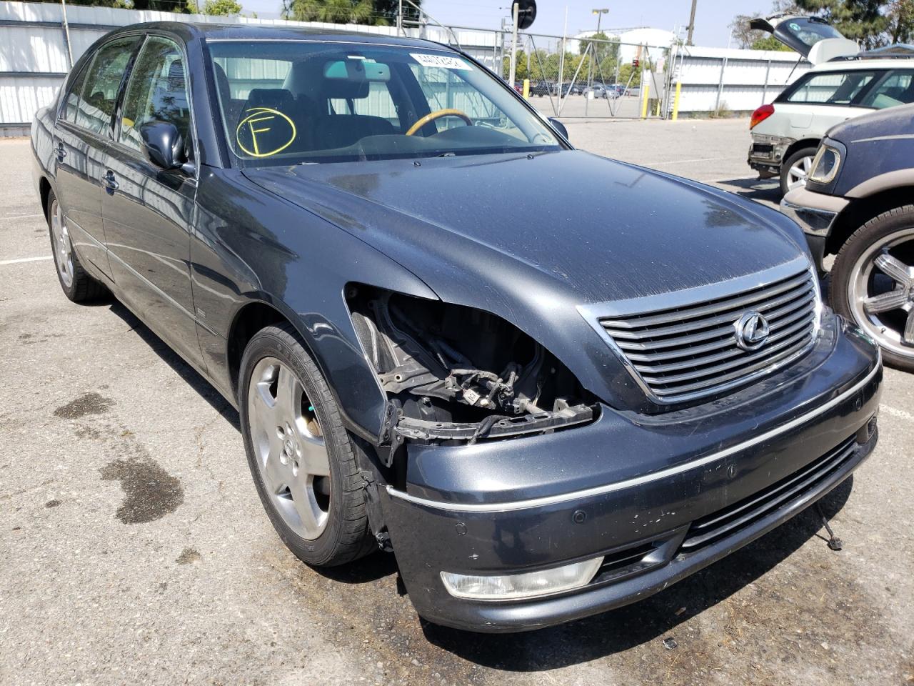 LEXUS LS 430 2005 with VIN JTHBN36F655020611 - Photo from auction
