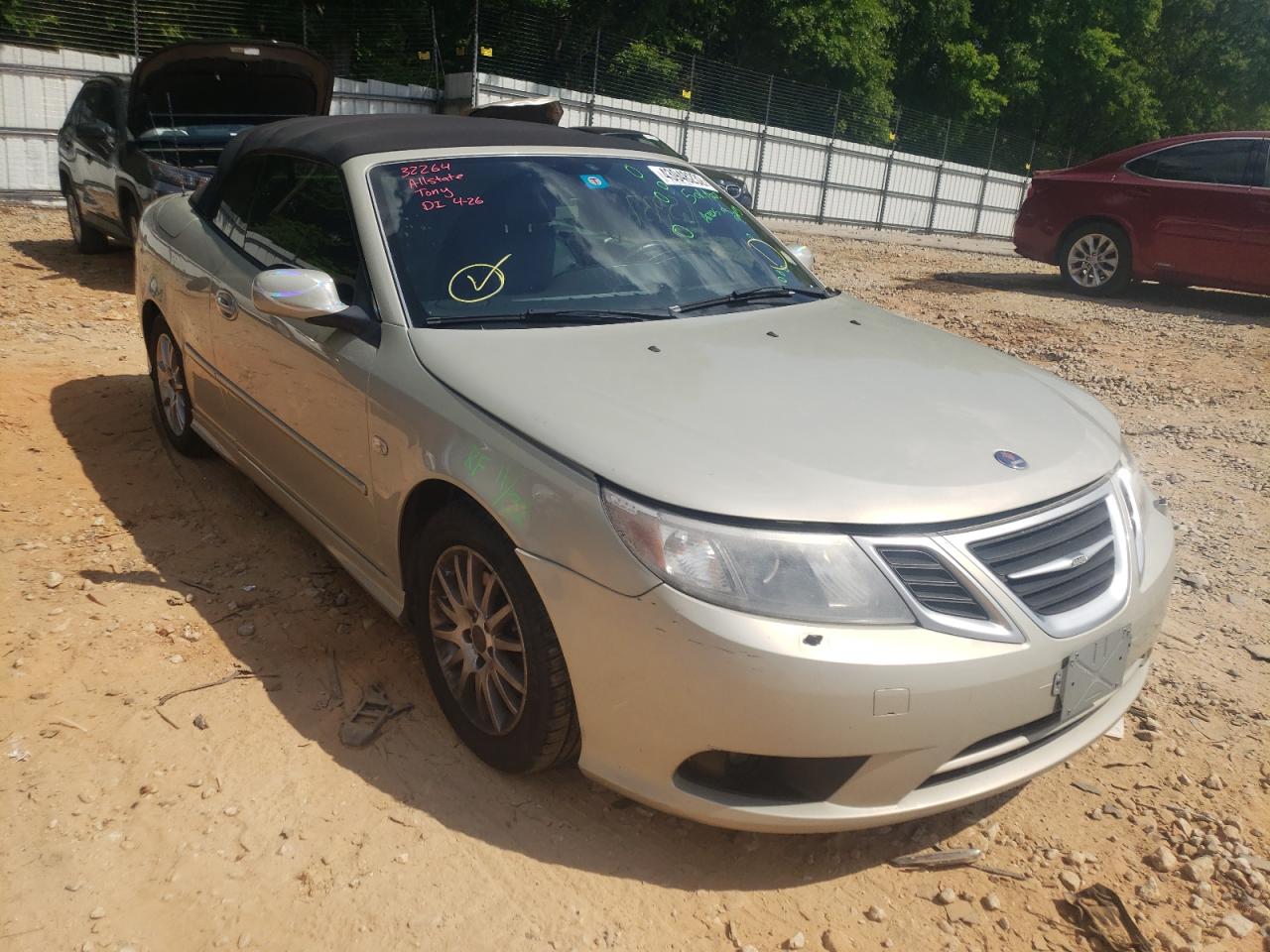 SAAB 9-3 2.0T 2008 with VIN YS3FB79Y486000428 - Photo from auction
