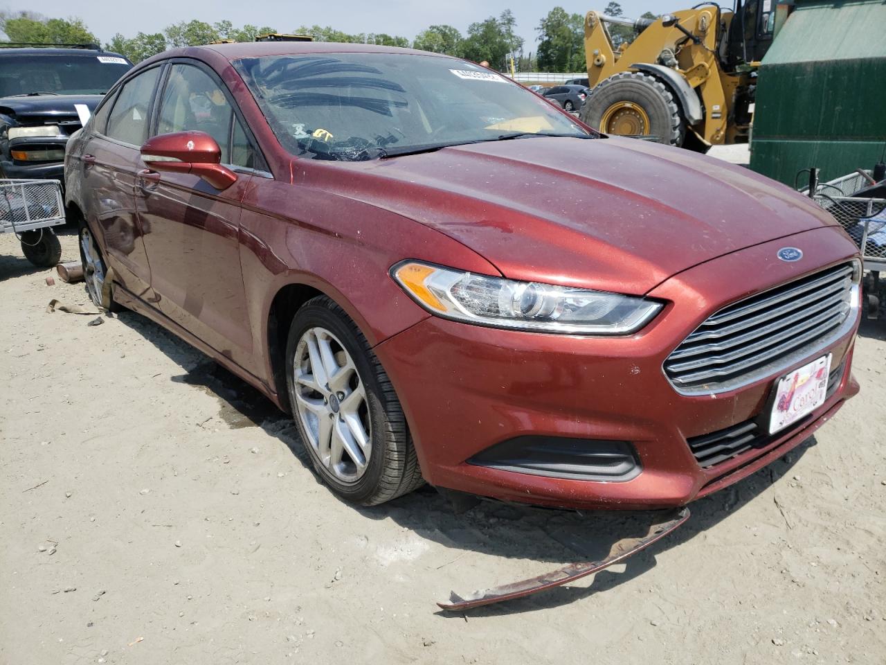 FORD FUSION SE 2014 with VIN 3FA6P0HD6ER211245 - Photo from auction