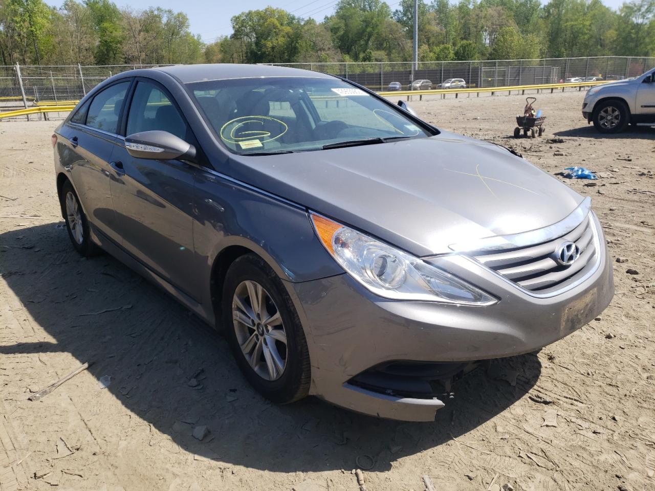 HYUNDAI SONATA GLS 2014 with VIN 5NPEB4AC3EH819059 - Photo from auction