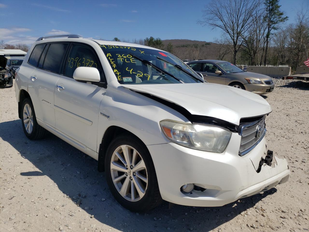 TOYOTA HIGHLANDER 2009 with VIN JTEEW44A992032716 - Photo from auction