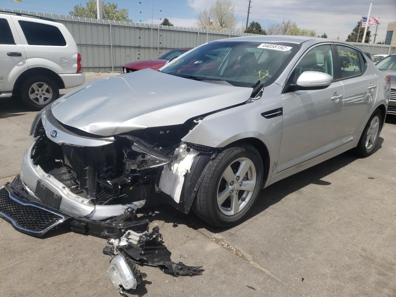 Photo 2 from auction – 2014 KIA OPTIMA LX with VIN KNAGM4A75E5470151