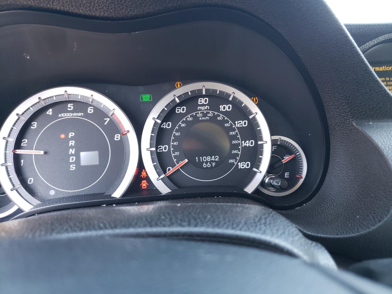 Photo 8 from auction – 2012 ACURA TSX TECH with VIN JH4CU2F63CC001038