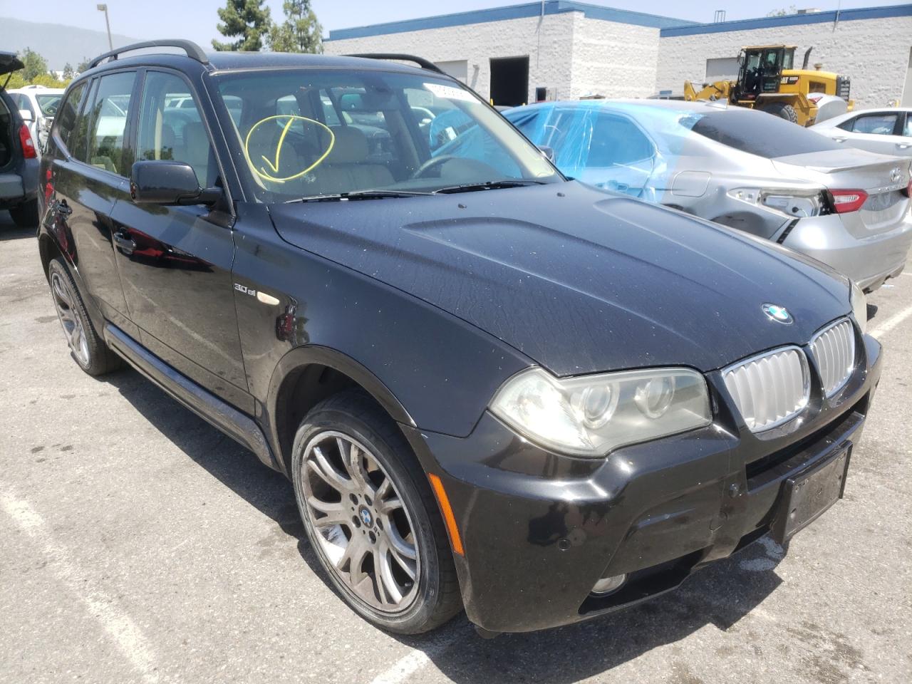 BMW X3 3.0SI 2007 with VIN WBXPC93447WF25987 - Photo from auction