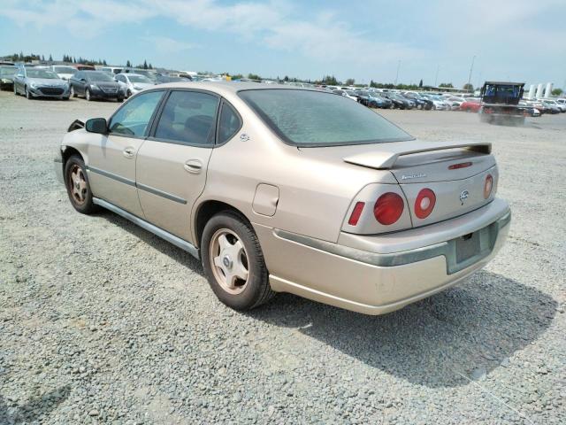 Photo 3 from auction – 2003 CHEVROLET IMPALA with VIN 2G1WF52E439416005