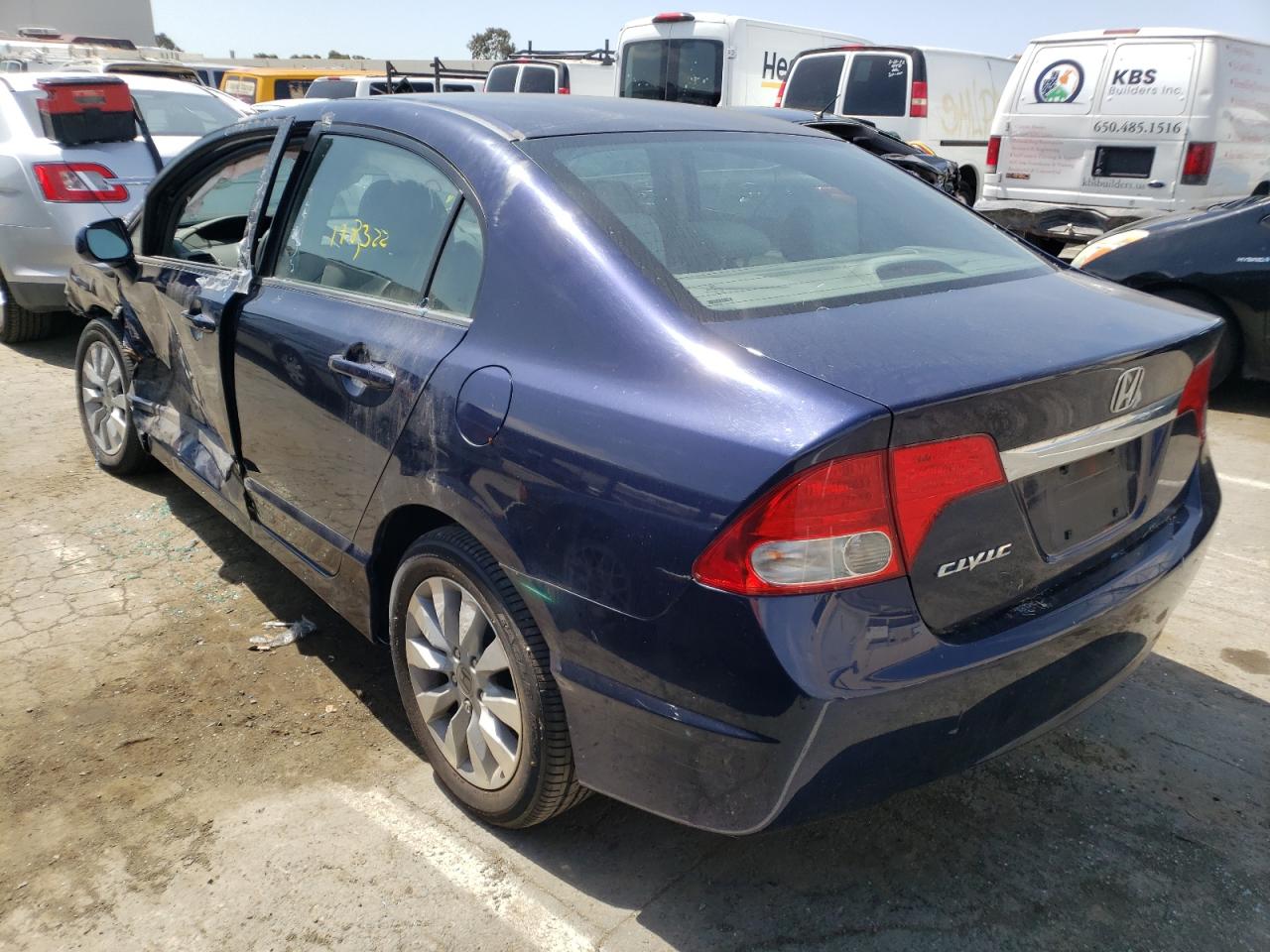 Photo 3 from auction – 2010 HONDA CIVIC EX with VIN 19XFA1F87AE008809