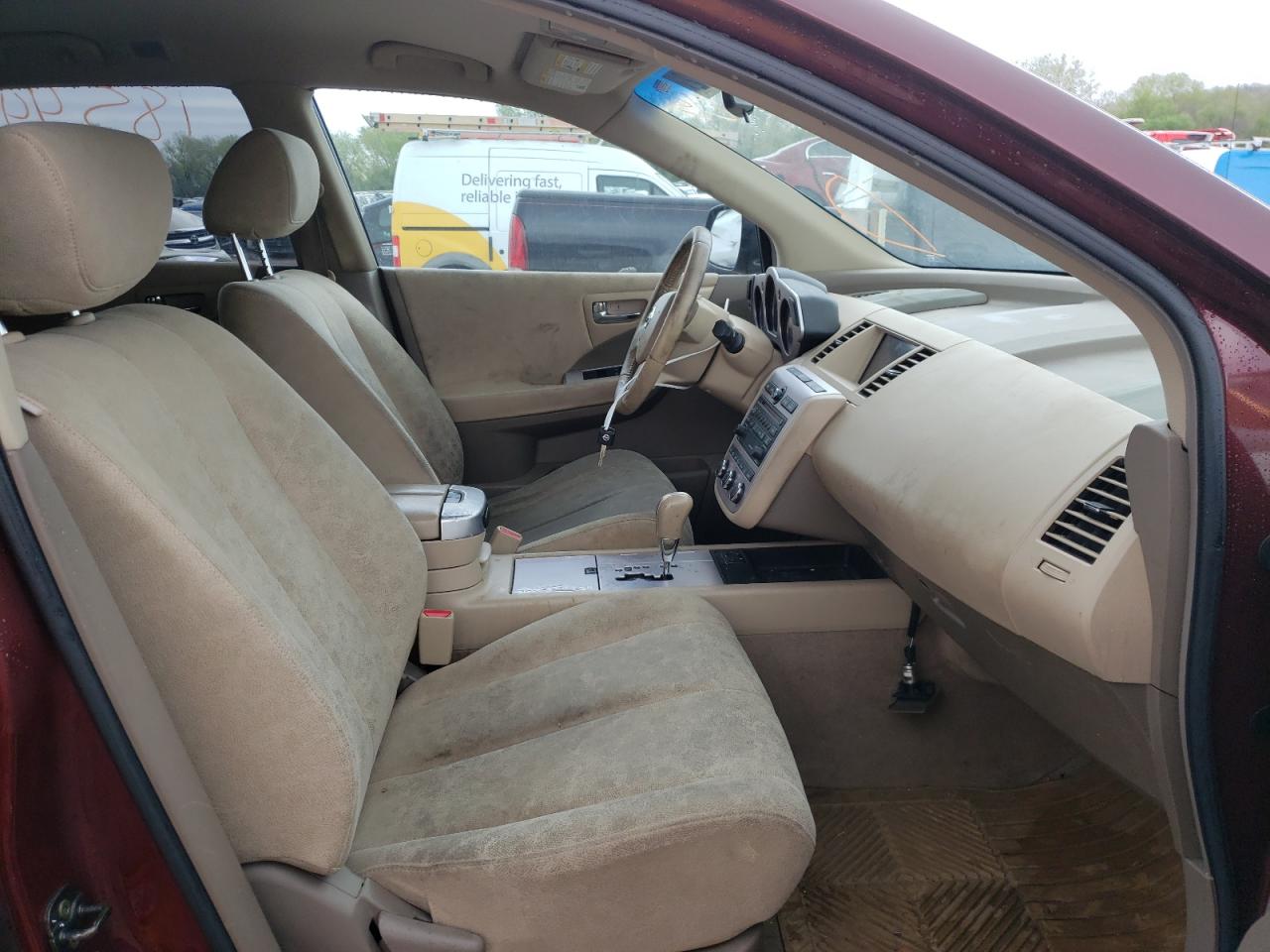 Photo 5 from auction – 2006 NISSAN MURANO SL with VIN JN8AZ08TX6W427432