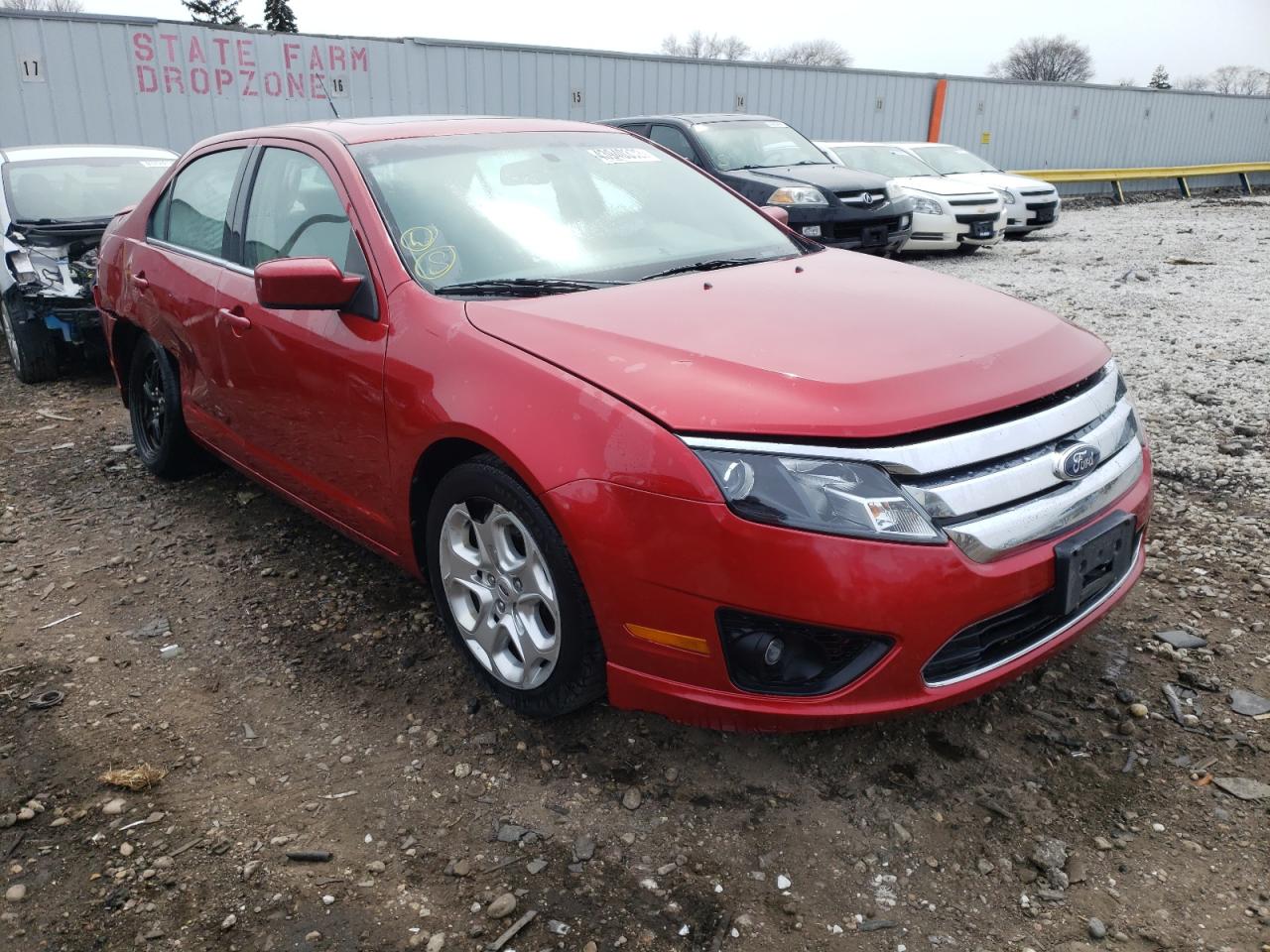 FORD FUSION SE 2010 with VIN 3FAHP0HA5AR416645 - Photo from auction