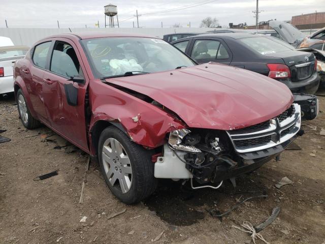 DODGE AVENGER SE 2014 with VIN 1C3CDZAB4EN216437 - Photo from auction