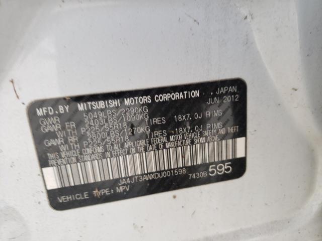 Photo 10 from auction – 2013 MITSUBISHI OUTLANDER with VIN JA4JT3AWXDU001598