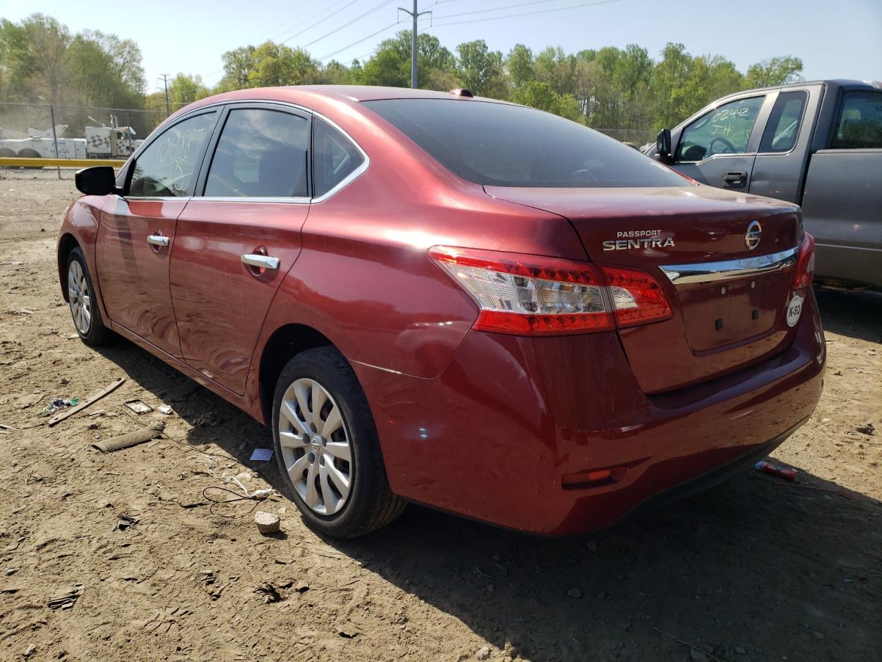Photo 3 from auction – 2015 NISSAN SENTRA S with VIN 3N1AB7AP2FY228036